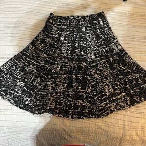 High waisted flowy skirt